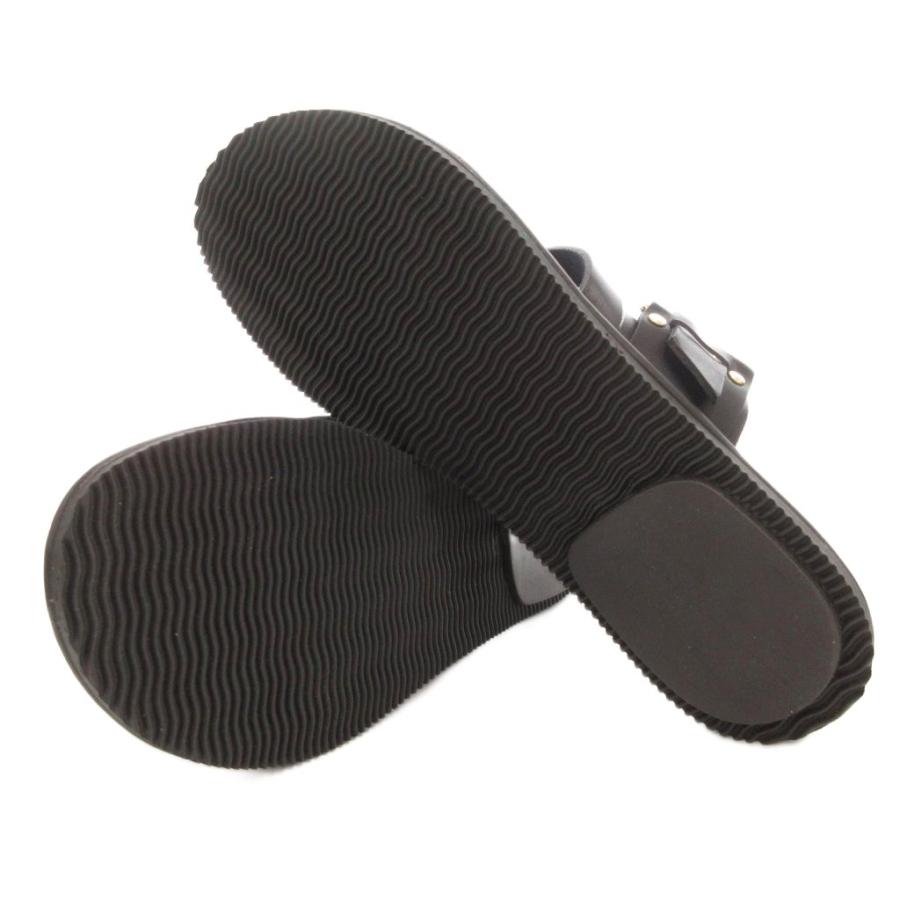 ヌオヴォニカール Nuovo Nicar バックルサンダル スライド レザー 37