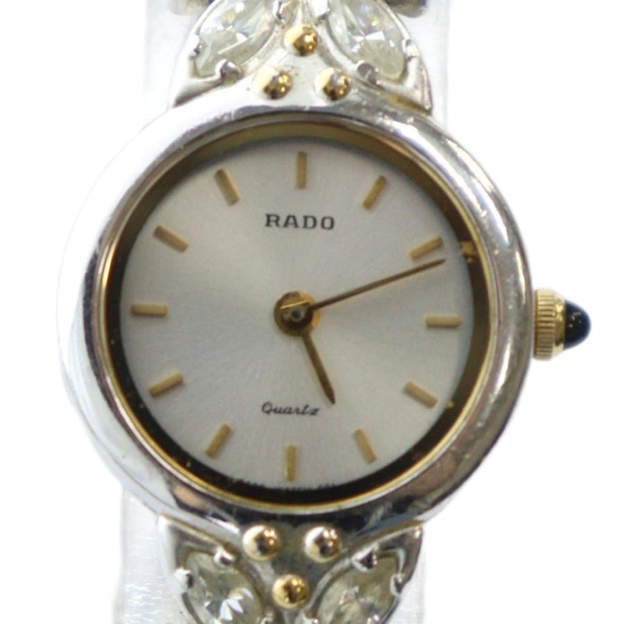 ラドー RADO ジャンク品 腕時計 ウォッチ クォーツ ロゴ シルバー色