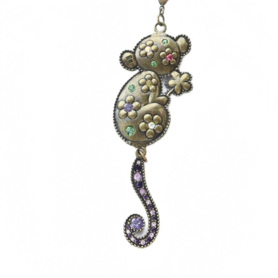 ANNA SUI（アナスイ） ネックレス アクセサリー ペンダント 猿 ライン 