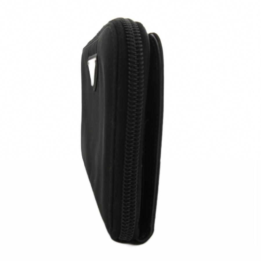 PRADA プラダ　M10 黒 札入れ　ウォレット プラダ札入れ 黒 ユニセックス オーストリッチ 二つ折り財布