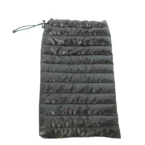 MONCLER（モンクレール） ポーチ 巾着 ナイロン 中綿 ロゴ 黒 ブラック