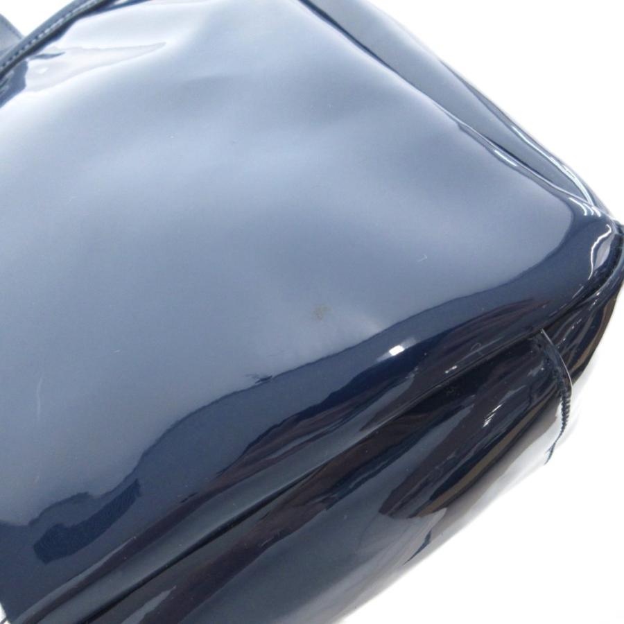 アルマーニ ジーンズ ARMANI JEANS パテント トートバッグ エナメル