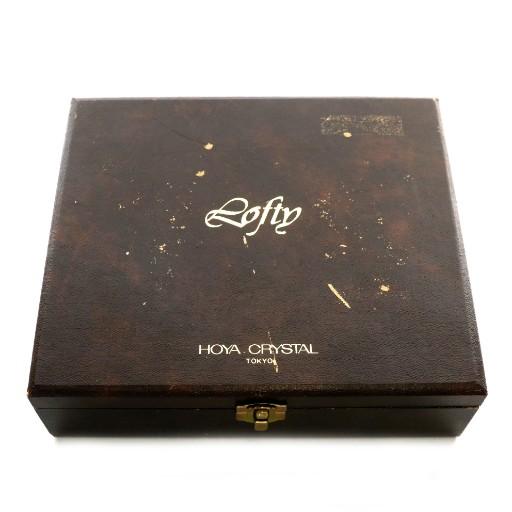 ホヤ HOYA 水晶時計 電子アラーム 置時計 ジャンク品 クリスタル 透明