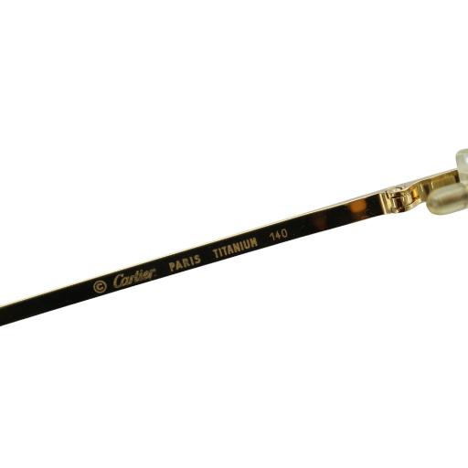 Cartier リムレスメガネ カルティエ パンテールドゥカルティエ コブラ スクエアリムレス