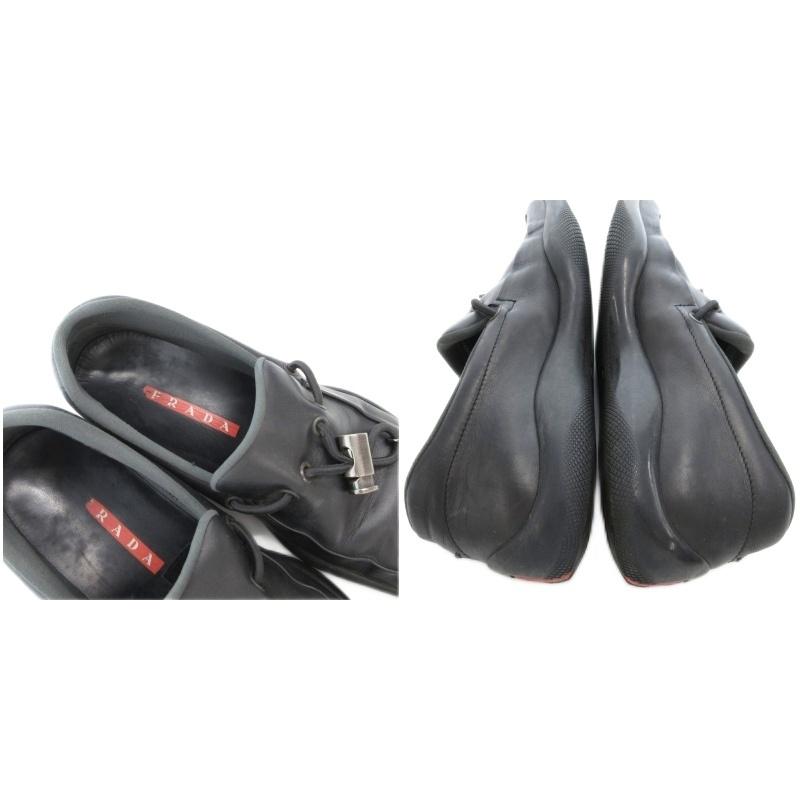 PRADA SPORT ローファー 36.5 PRADA SPORT プラダスポーツ ローファー シューズ レザー