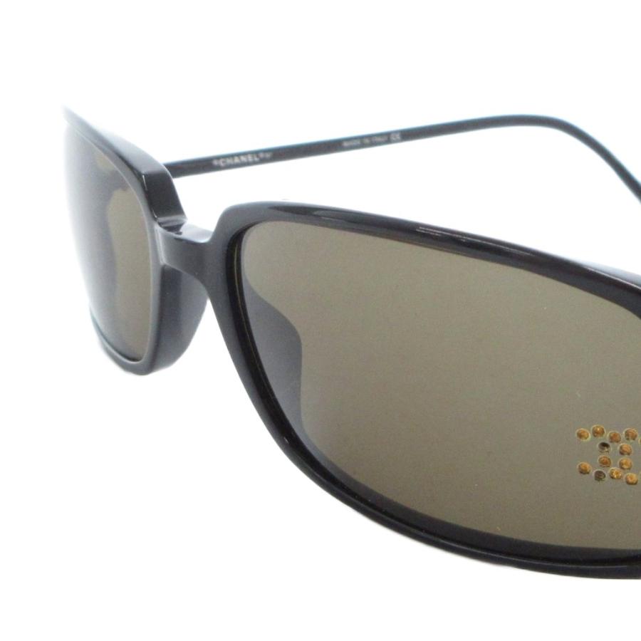 CHANEL シャネル サングラス アイウェア 度なし ロゴ スクエア 55□16  