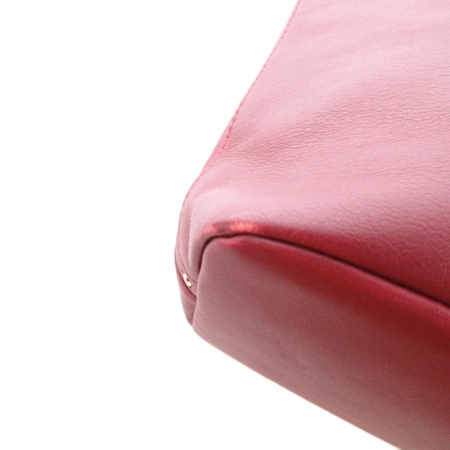 【美品】アニエスベー　2way ショルダーバッグ　ナイロン　牛革　グレー　ピンク 未使用級】agnes b. ナイロンショルダーバッグ 2WAY グレー