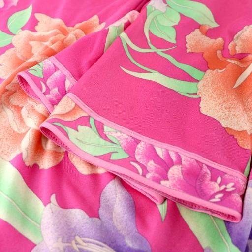 LEONARD レオナール 白タグ 最高級ライン ワンピース ロング 五分袖 V  