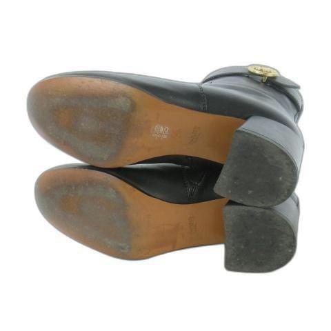 COACH コーチ TANIA LTR BOOTIE ショートブーツ ミドルヒール