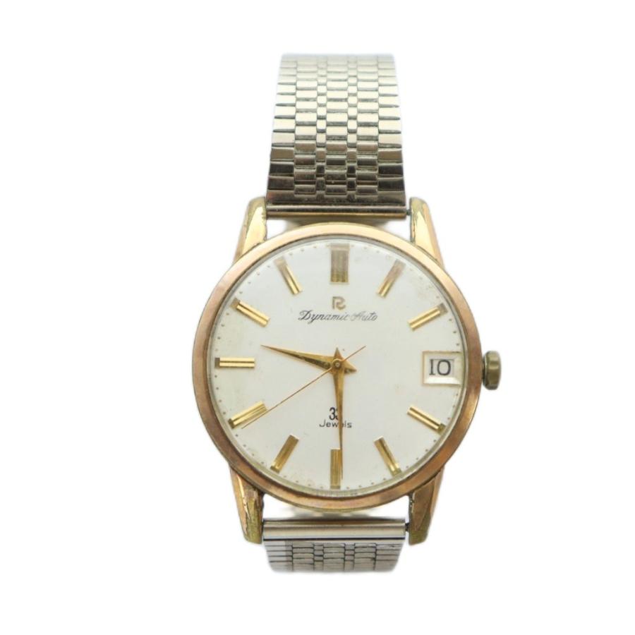 RICOH Dynamic Auto 33 手巻き時計 ゴールド リコー ダイナミック オート 33石 オートマチック カレンダー