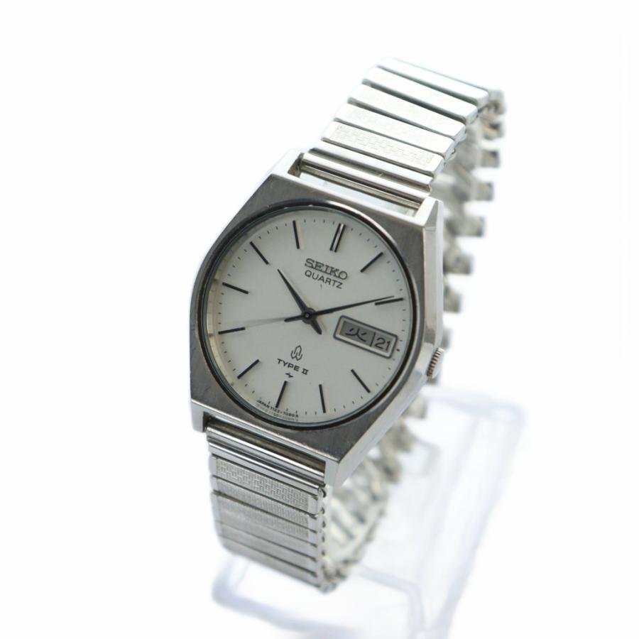 セイコー 7123-7080 タイプ2 腕時計 クォーツ 白文字盤 デイト セイコー SEIKO 7123-7080 TYPEIIタイプ2 腕時計 ウォッチ クォーツ 白