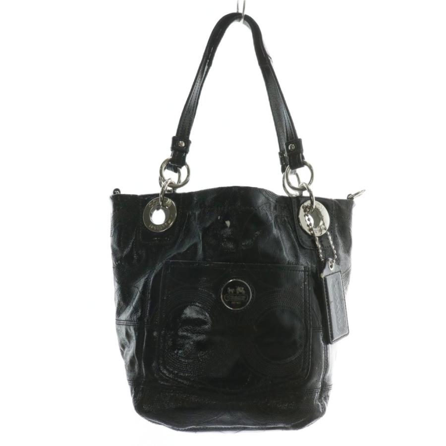 COACH（コーチ） ハンドバッグ ショルダー 2WAY エナメル レザー 