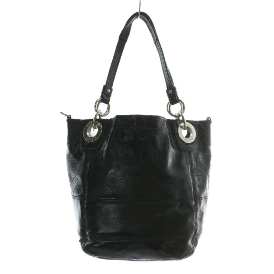 COACH（コーチ） ハンドバッグ ショルダー 2WAY エナメル レザー