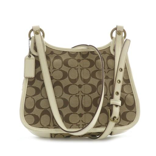 COACH（コーチ） ショルダーバッグ キャンバス レザー 皮革