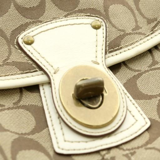 COACH（コーチ） ショルダーバッグ キャンバス レザー 皮革