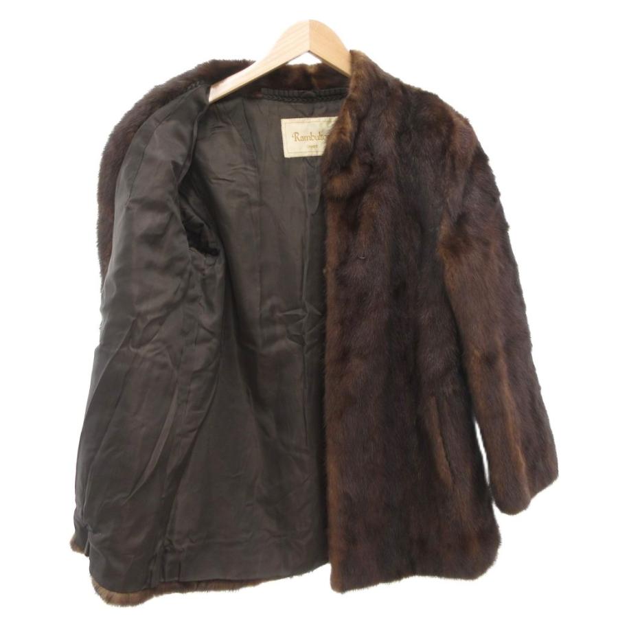 ランブルトン Rambulton ファーコート 毛皮 ミンクファー ミドル