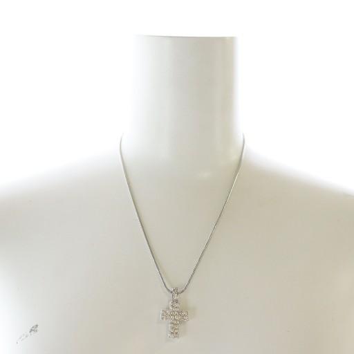 スワロフスキー SWAROVSKI ネックレス クリスタル クロス 十字架