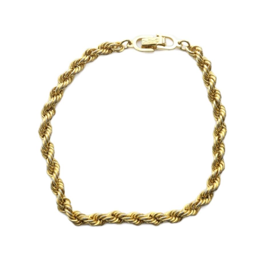 Dior ゴールド　チェーンブレスレット 中古・古着通販】Christian Dior (クリスチャン ディオール