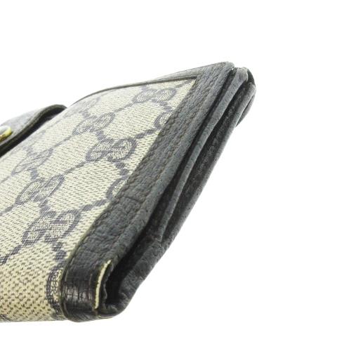 GUCCI グッチ　オールドグッチ　長財布　ggスプリーム　PVC レザー　ロゴ GUCCI グッチ オールドグッチ GGスプリーム 長財布 ロング