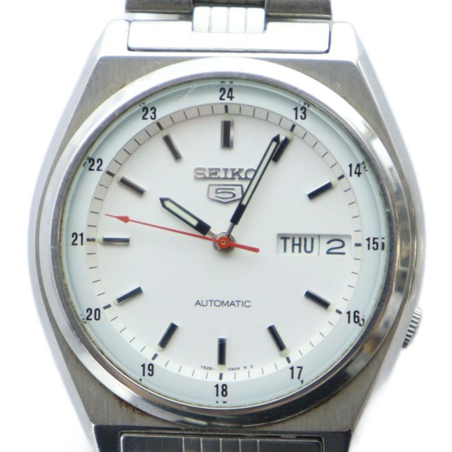 希少✨SEIKO5 自動巻き　7S26-3210 3針デイデイト　腕時計　稼働 セイコー SEIKO ファイブ 5 腕時計 ウォッチ 自動巻き デイト