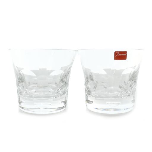 未使用品 バカラ Baccarat ベルーガ ロックグラス タンブラー ペア 2個  