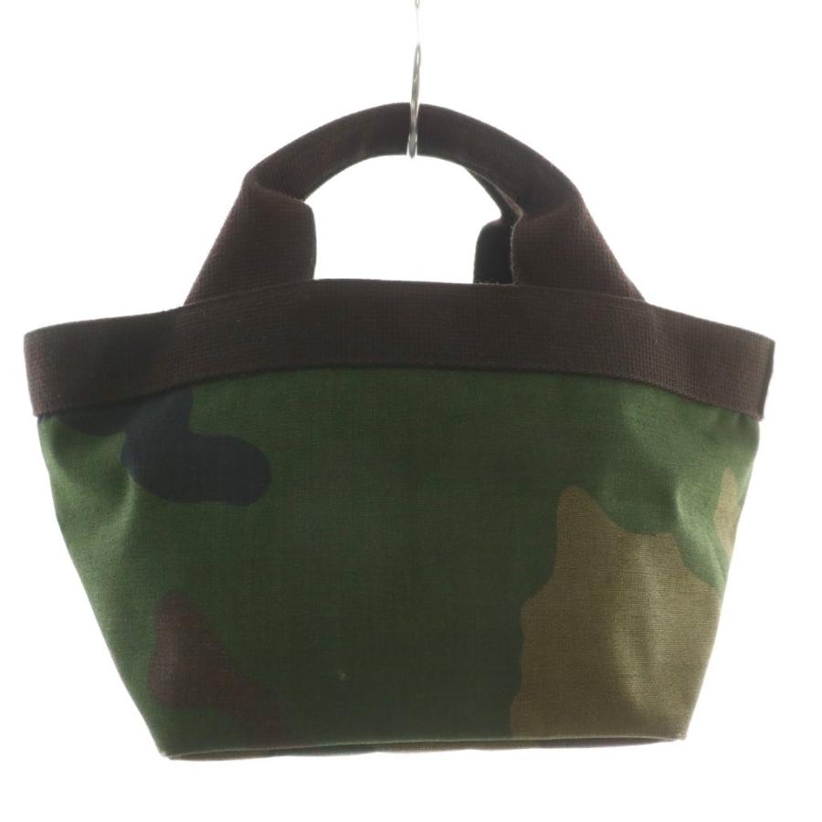 【nom様】エルベシャプリエ 707W 舟型 トート ハンドバッグ カモ柄 エルベシャプリエ トートバッグ Lサイズ 舟型トート カモフラ 迷彩