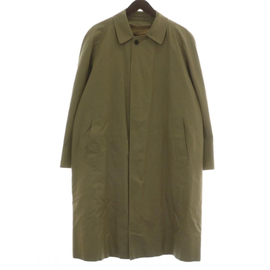 美品✨バーバリー ノバチェックライナー付 ステンカラーコート カーキ L ☆美品☆ Burberryステンカラーコートライナー付 カーキL ノバチェック