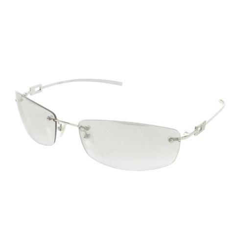 GUCCI（グッチ） サングラス リムレス ナロー ロゴ ラインストーン 60
