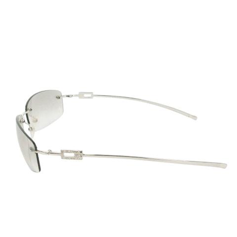 GUCCI（グッチ） サングラス リムレス ナロー ロゴ ラインストーン 60