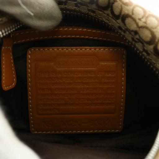 COACH（コーチ） ハンドバッグ ワンショルダー キャンバス レザー ミニ