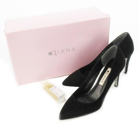 DIANA（ダイアナ） 未使用品 パンプス スエード ハイヒール ポイン