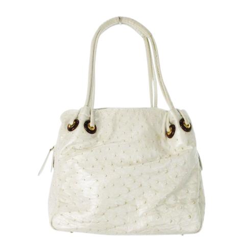 マジェスティック MAJESTIC ハンドバッグ オーストリッチ レザー