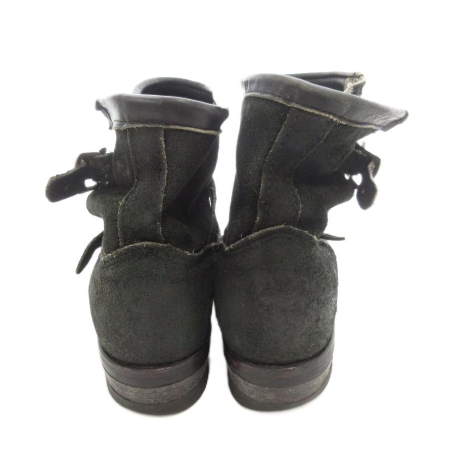 チペワ CHIPPEWA エンジニアブーツ スエード ショート 8E 黒