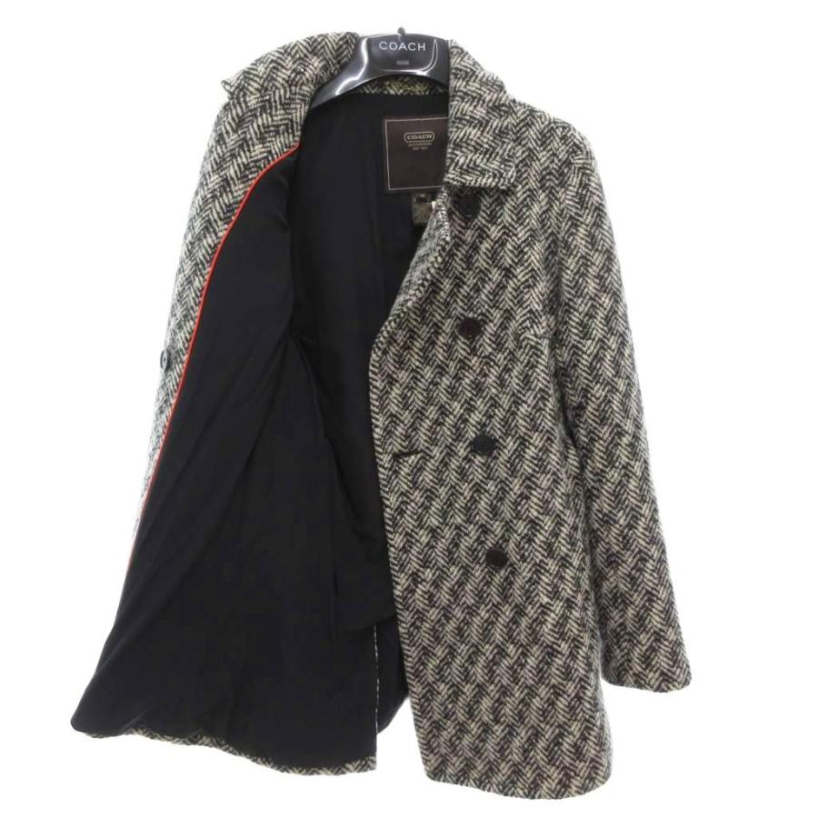 コーチ COACH ピーコート ヘリンボーン ツイード サイズ2
