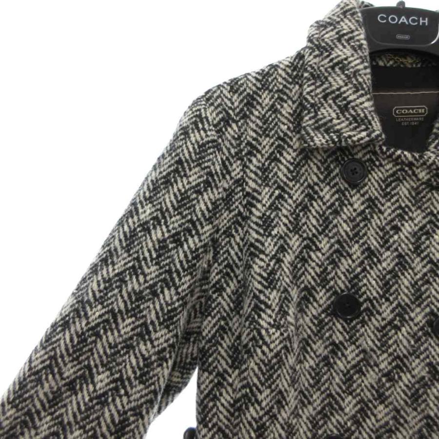 コーチ COACH ピーコート ヘリンボーン　ツイード サイズ2 コーチ COACH ピーコート ヘリンボーン ツイード サイズ2
