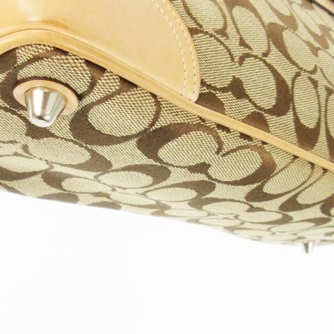 COACH（コーチ） ハンドバッグ キャンバス レザー 革 シグネチャー