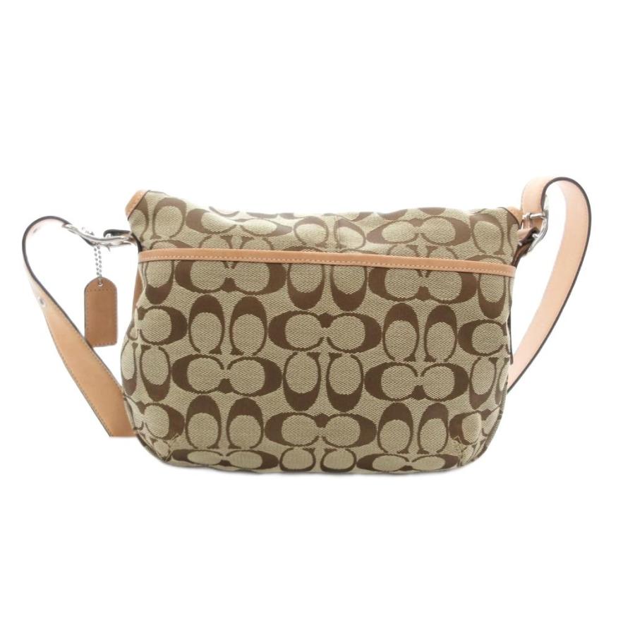 COACH（コーチ） ショルダーバッグ キャンバス レザー シグネチャー 