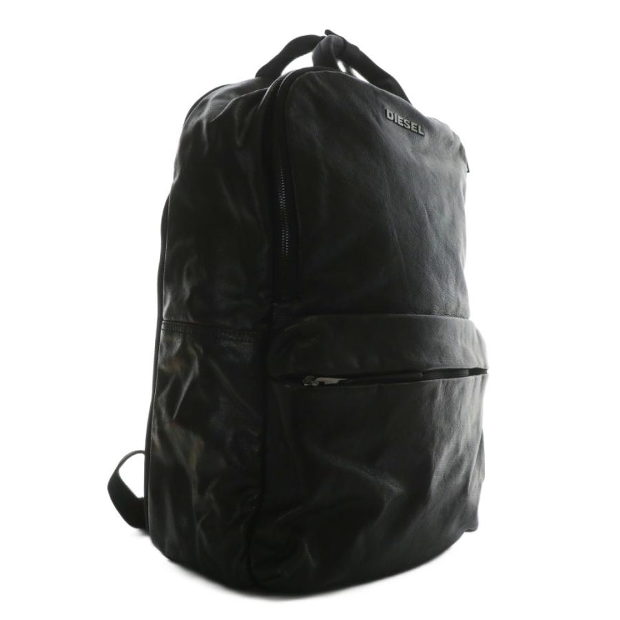 【美品】DIESEL ブラック リュックサック DIESEL ディーゼル リュックサック バックパック デイパック