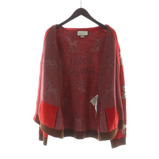 GUCCI（グッチ） GUCCI HAWAII カーディガン ウール コットン ニット V