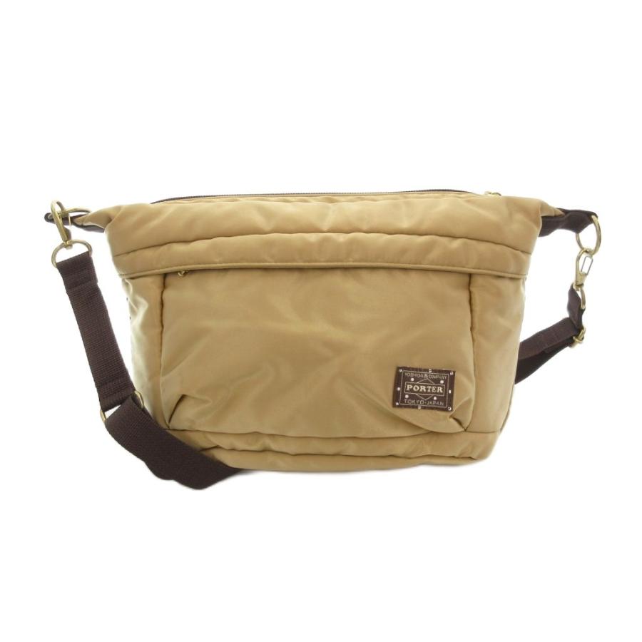 PORTER ポーター GIRL ショルダーバッグ ナイロン シャイニーベージュ 