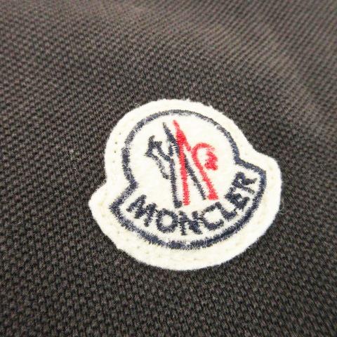 【美品】 MONCLER モンクレール ロゴ 刺繍 ポロシャツ MONCLER (モンクレール) ロゴ 半袖 クレリック ポロシャツ