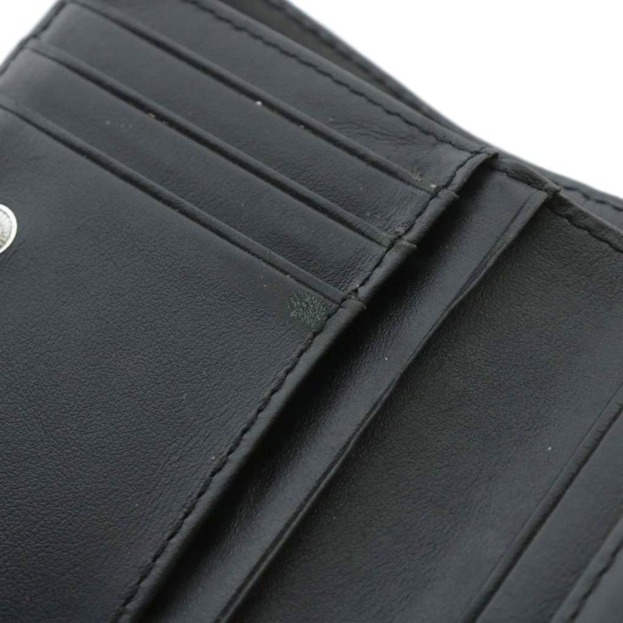 【近年モデル✨未使用級】ディーゼル　二つ折り財布　Dロゴ　レザー　黒　メタル DIESEL - ディーゼル DIESEL 財布 二つ折り メンズ HIRESH S