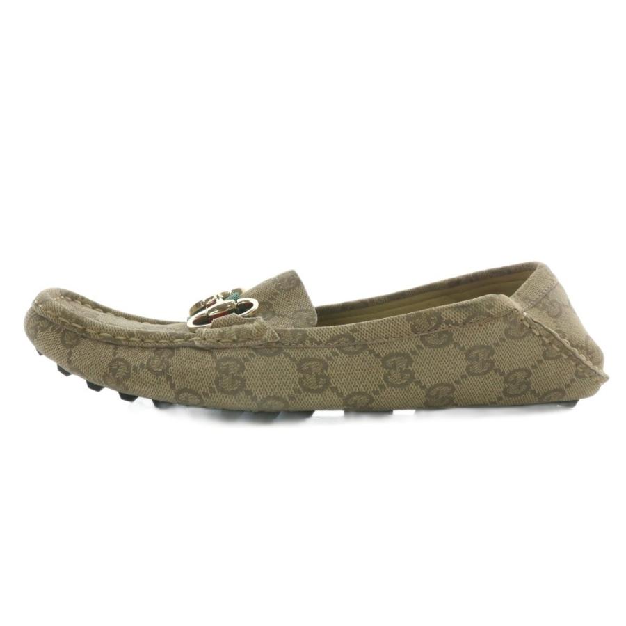 GUCCI（グッチ） ローファー ドライビングシューズ GG柄 シェリー 