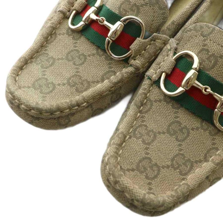 GUCCI（グッチ） ローファー ドライビングシューズ GG柄 シェリー