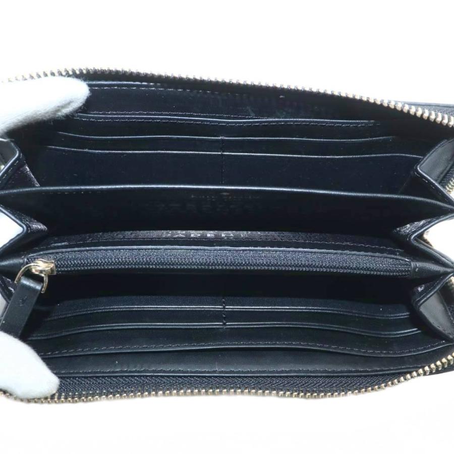 katespade ケイトスペード レザー 長財布 リボン L字ジップ　新品 kate spade new york ケイトスペード セール仕入れ☆ブラックxミニ