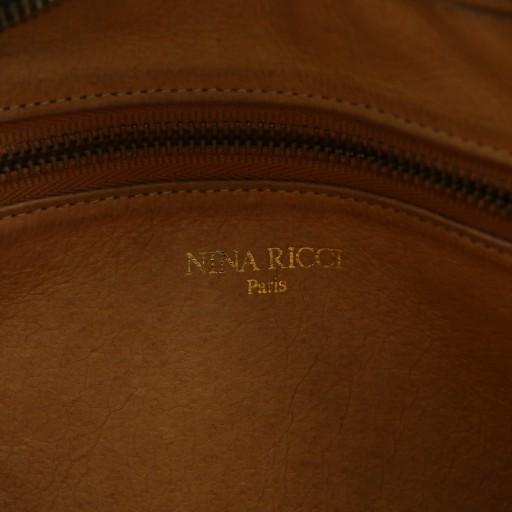 ニナリッチ NINA RICCI ショルダーバッグ PVC レザー ジラフ柄 総柄