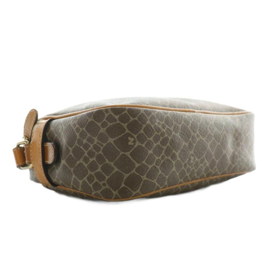 ニナリッチ NINA RICCI ショルダーバッグ PVC レザー ジラフ柄 総柄