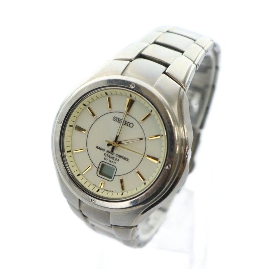 セイコー SEIKO ジャンク品 P114-0AA0 腕時計 ウォッチ ソーラー