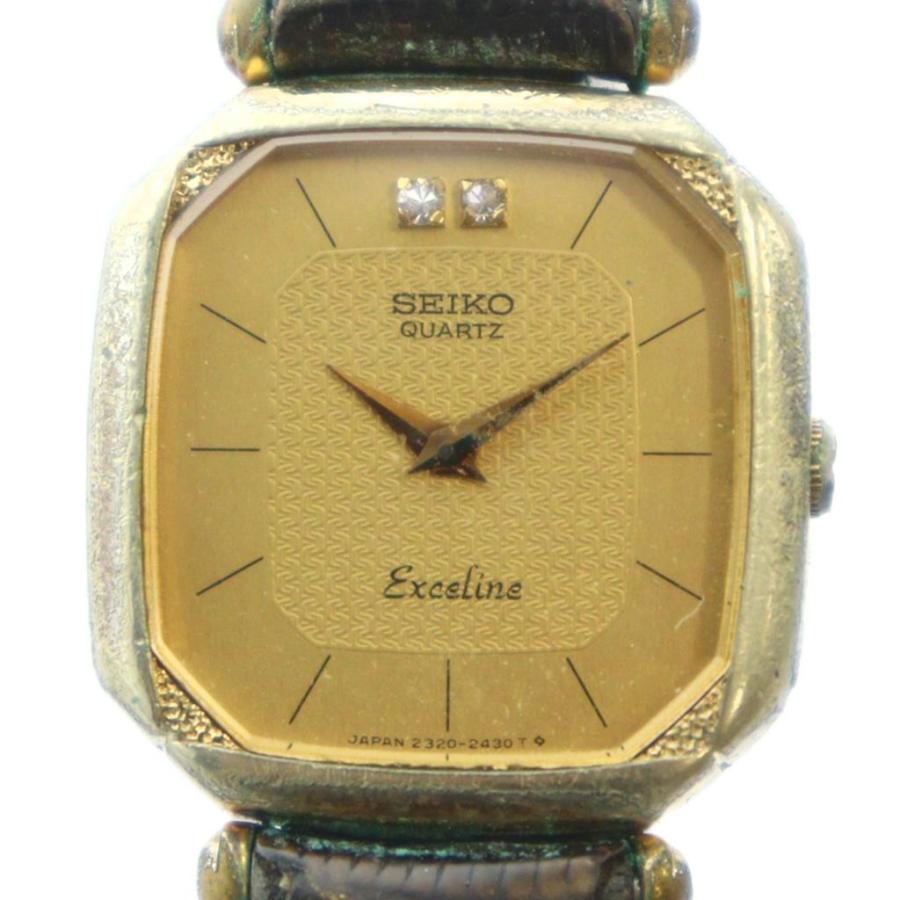 セイコー SEIKO 2320-6210 腕時計 ウォッチ クォーツ レザーベルト 