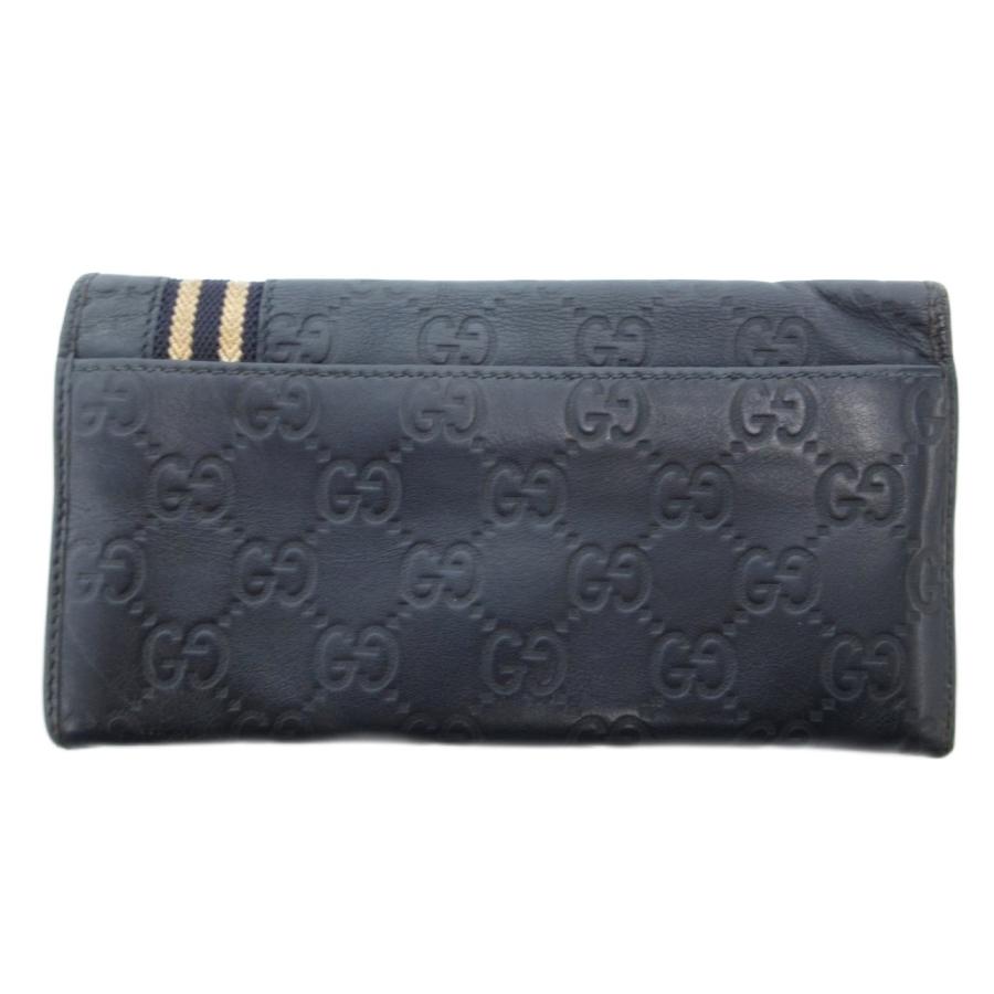 GUCCI（グッチ） 長財布 二つ折り レザー GG柄 黒 ブラック /JS □GY18